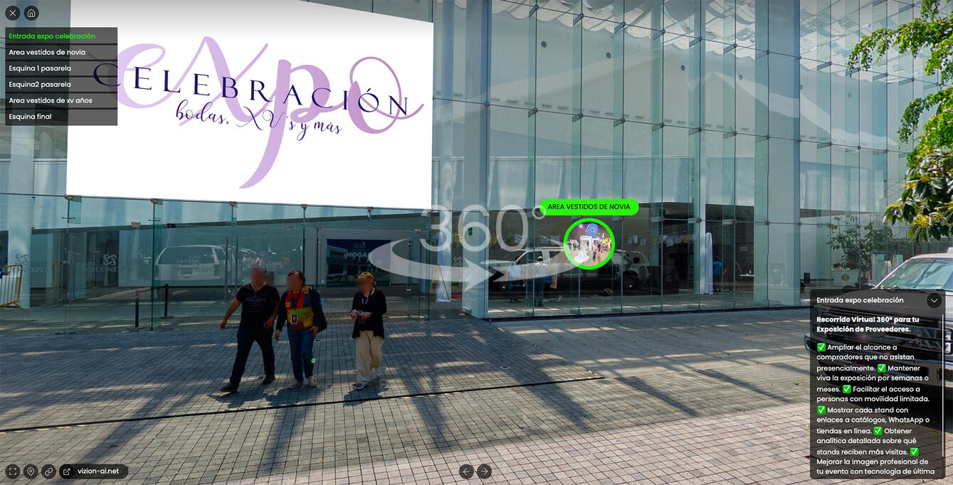 Exhibición de servicios de boda y xv años.